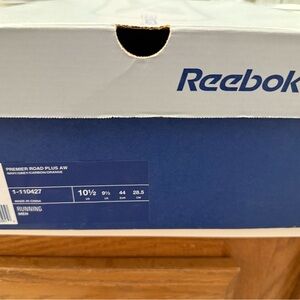 Reebok Blue and White Shoe Box with Logo